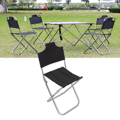 Folding Chair Breathable Fabric Portable Small Backrest Fishing Chair for Camping Barbecue Backpacking V1294-YM0523-3111220114311