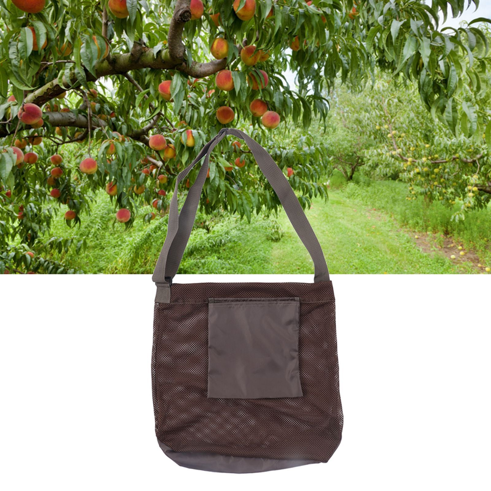 Orchard Fruit Picking Bag Mushroom Hunting Foraging Storage Pouch Large Capacity Foldable Shopping Bag V1294-YM0523-3111220114711