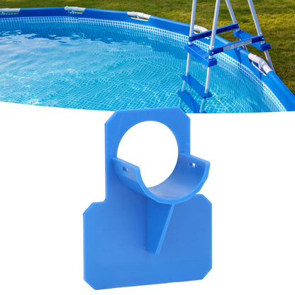 Swimming Pool Pipe Holders Above Ground Pool Hose Support Brackets with Cable Tie and Tape for Hot Tub Blue V1294-YM0523-3111220115711