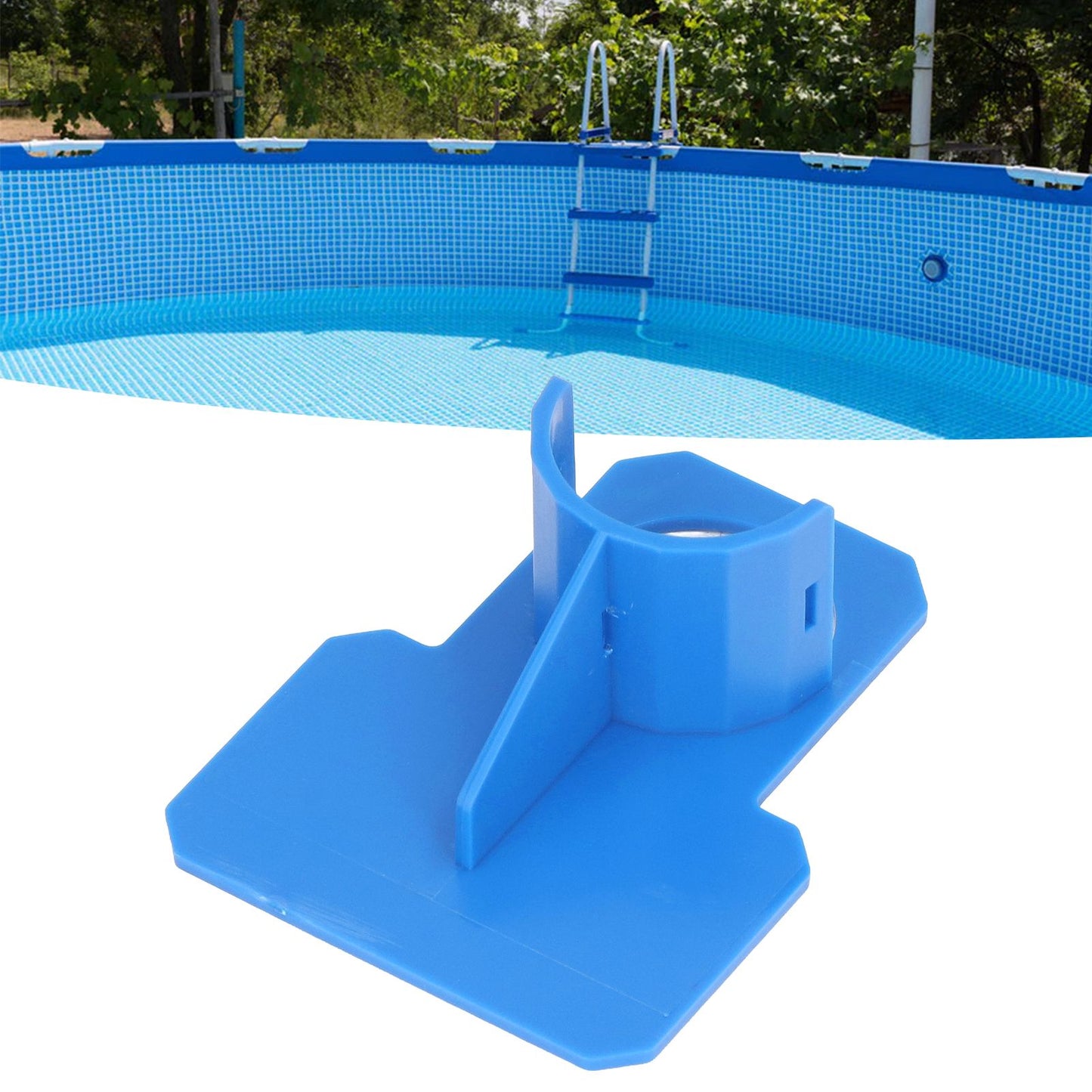 Swimming Pool Pipe Holders Above Ground Pool Hose Support Brackets with Cable Tie and Tape for Hot Tub Blue V1294-YM0523-3111220115711