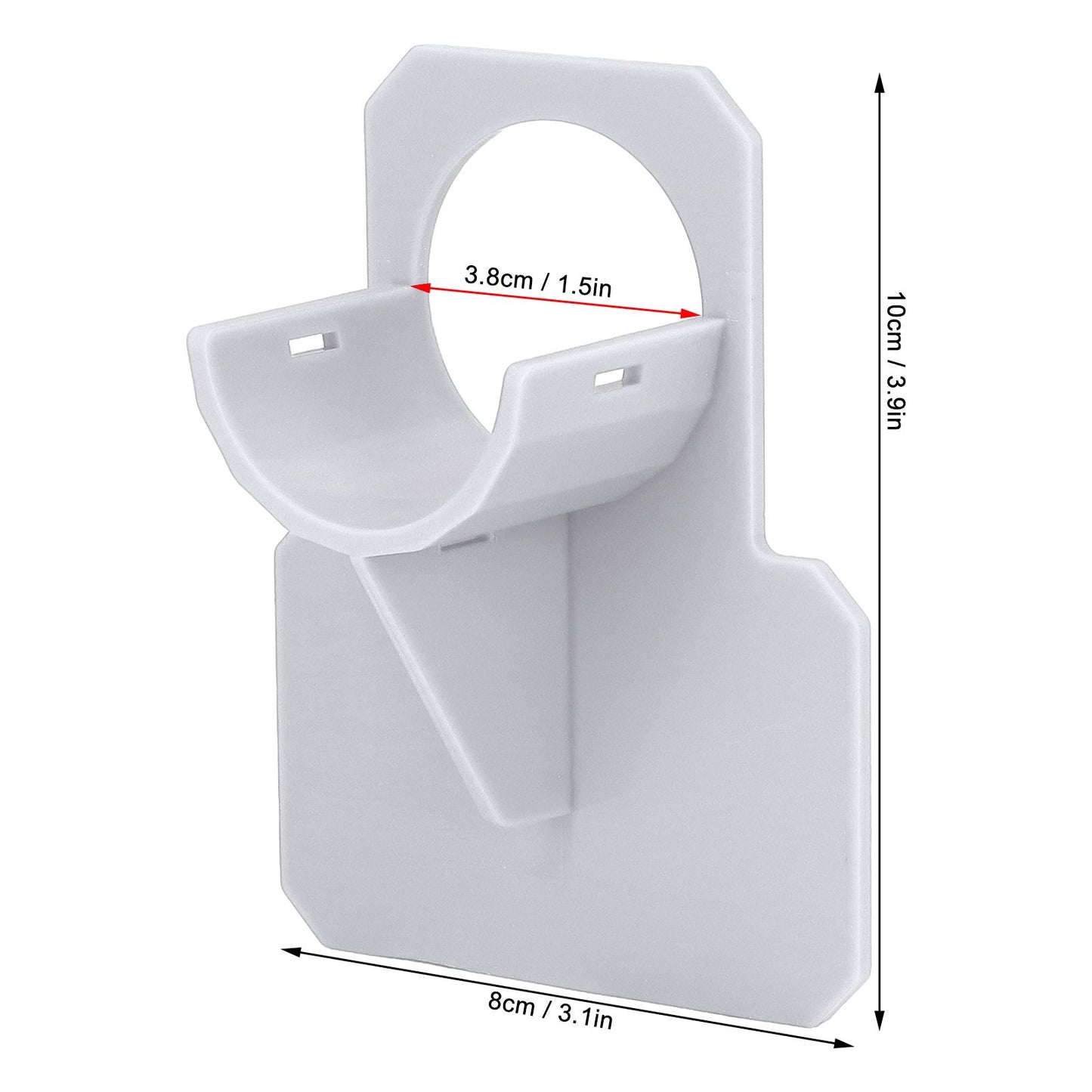Swimming Pool Pipe Holders Above Ground Pool Hose Support Brackets with Cable Tie and Tape for Hot Tub Gray V1294-YM0523-3111220115712