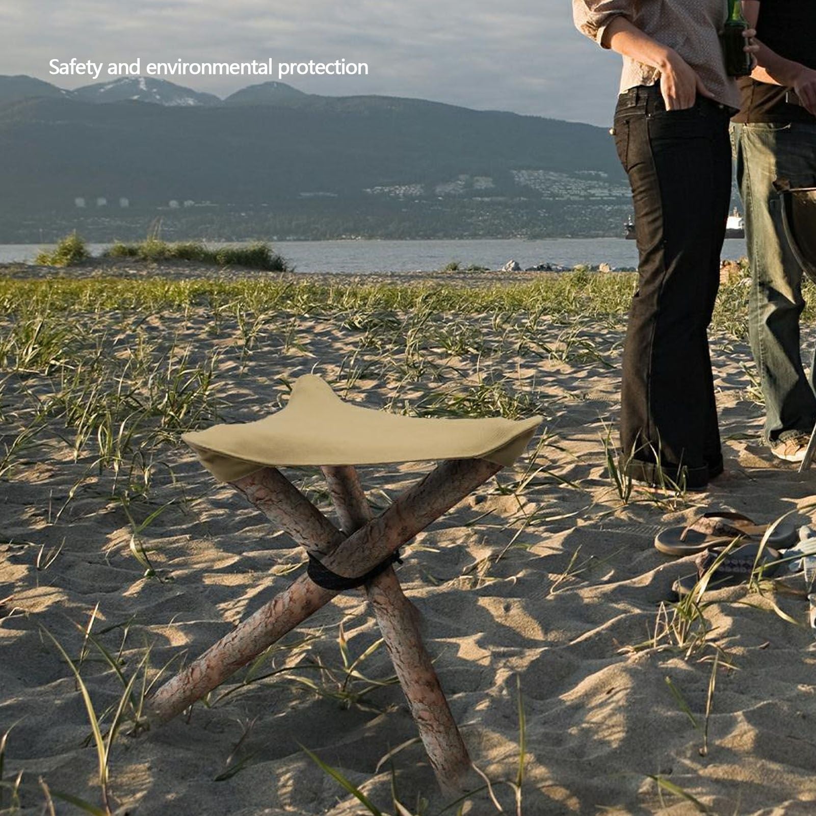 Tripod Stool Cloth Portable Foldable Triangle Stool Cloth Handcraft Anti Scratch Canvas Camping Stool Cloth V1294-YM0523-3111220117312