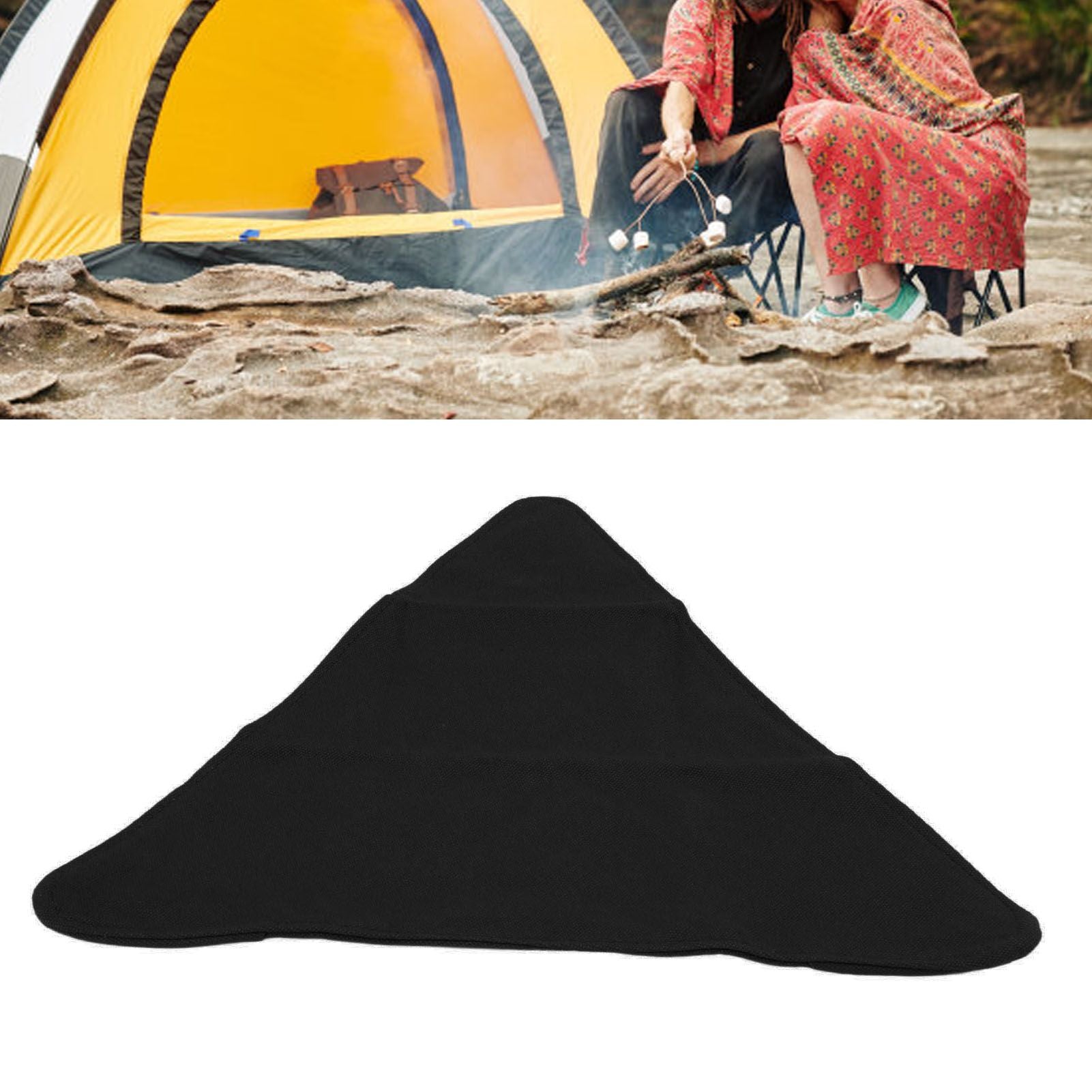 Tripod Stool Cloth Portable Foldable Triangle Stool Cloth Handcraft Anti Scratch Canvas Camping Stool Cloth V1294-YM0523-3111220117313