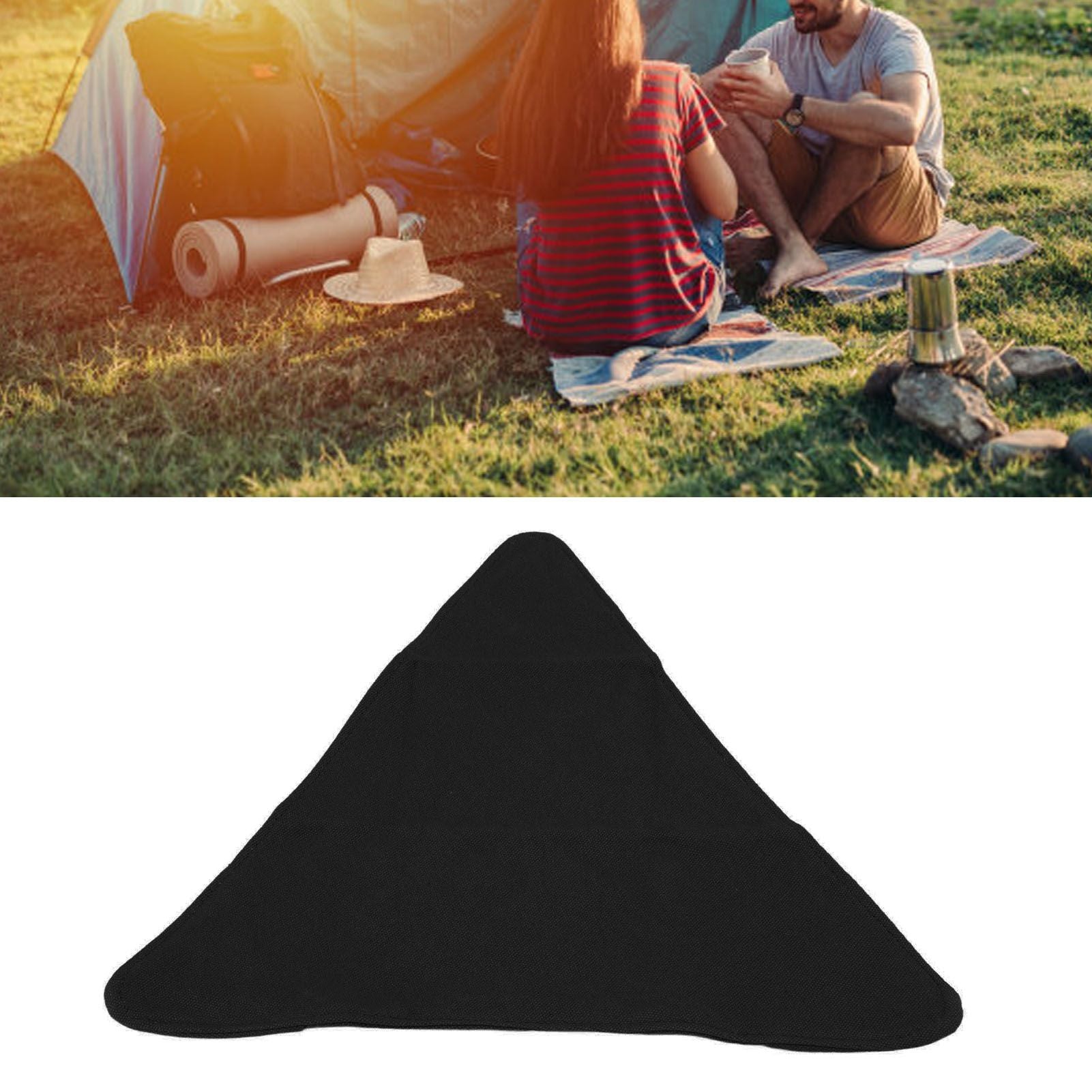 Tripod Stool Cloth Portable Foldable Triangle Stool Cloth Handcraft Anti Scratch Canvas Camping Stool Cloth V1294-YM0523-3111220117313