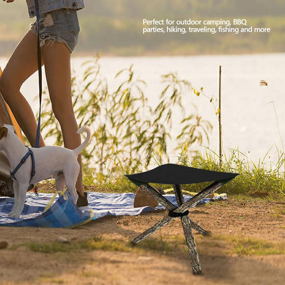 Tripod Stool Cloth Portable Foldable Triangle Stool Cloth Handcraft Anti Scratch Canvas Camping Stool Cloth V1294-YM0523-3111220117313
