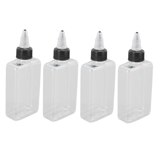 4 Pcs Seasoning Bottle 100ML Portable Sealed Reusable Dispensing Oil Bottle Seasoning Bottle for Outdoor BBQ V1294-YM0523-3111220120211