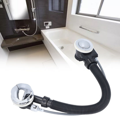 Bathtub Overflow Drainer Concealed Flexible SPA Bathtub Overflow Drain Pipe for Kitchen Bathroom V1294-YM0523-3111220121711