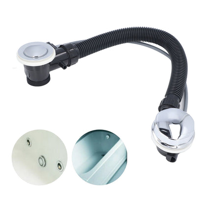 Bathtub Overflow Drainer Concealed Flexible SPA Bathtub Overflow Drain Pipe for Kitchen Bathroom V1294-YM0523-3111220121711