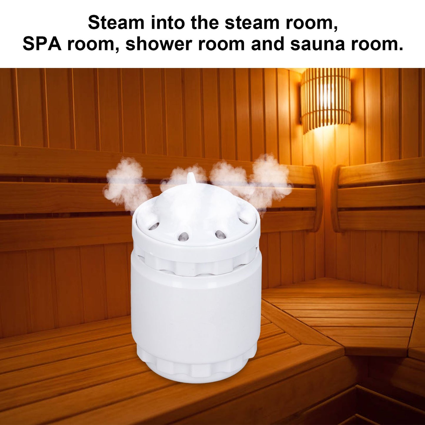 Steam Outlet G1/2 Male Thread Steam Generator Nozzle for Sauna Room SPA Room with Aromatherapy Function V1294-YM0523-3111220122511