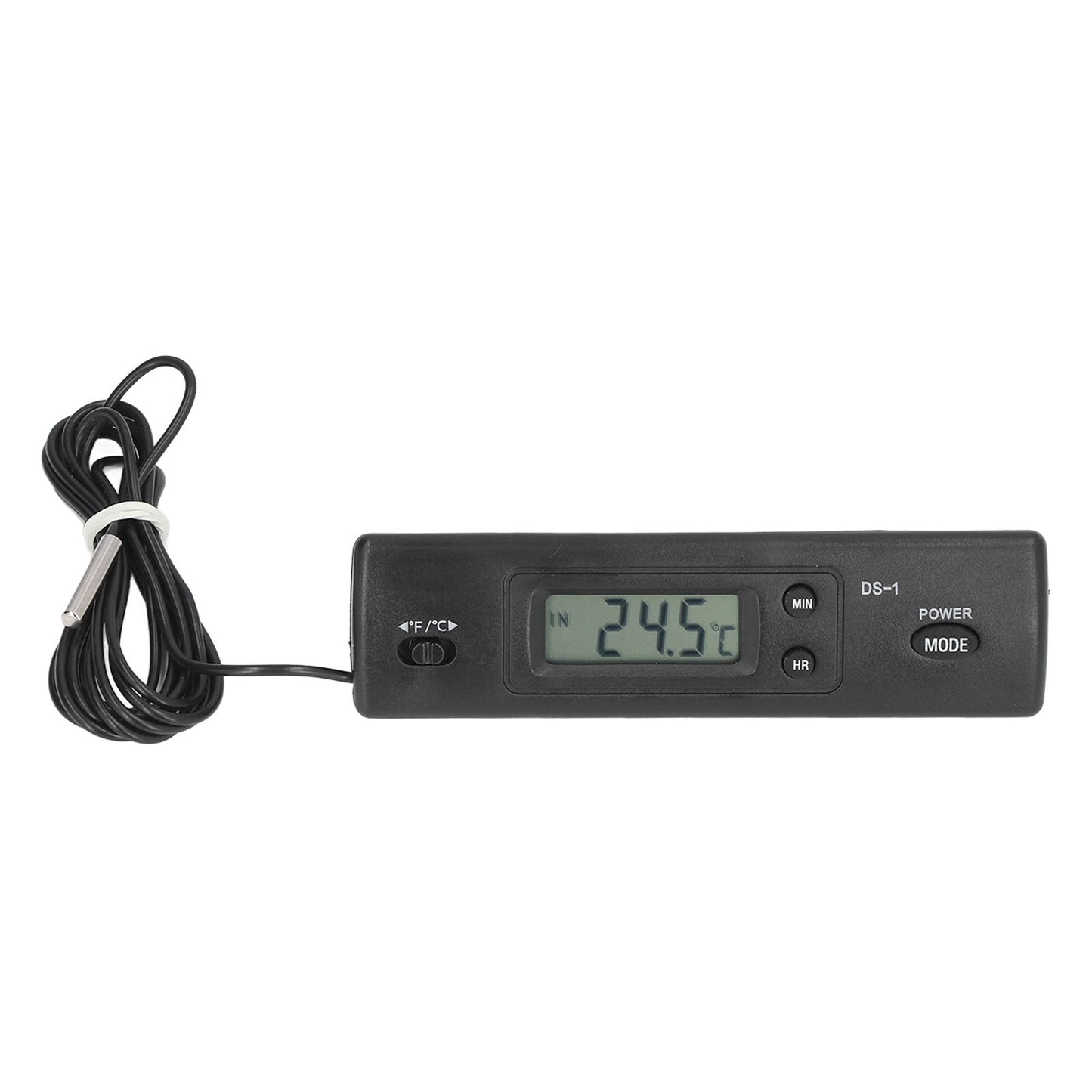 Digital Thermometer Temperature Gauge Thermometer with Waterproof Probe for Vehicle Fish Tank Refrigerator V1294-YM0523-3111220123211