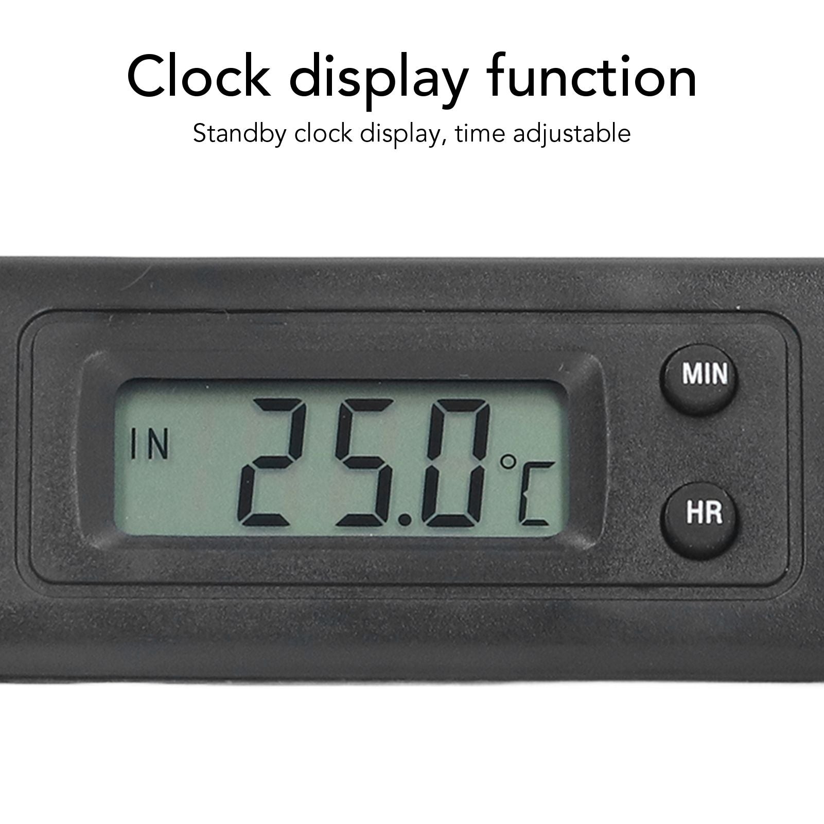Digital Thermometer Temperature Gauge Thermometer with Waterproof Probe for Vehicle Fish Tank Refrigerator V1294-YM0523-3111220123211