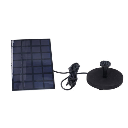 Solar Fountain Multifunctional Solar Powered Floating Fountain for Birdbath Pond Pool Fish Tank 7V 2.5W V1294-YM0523-3111220123511