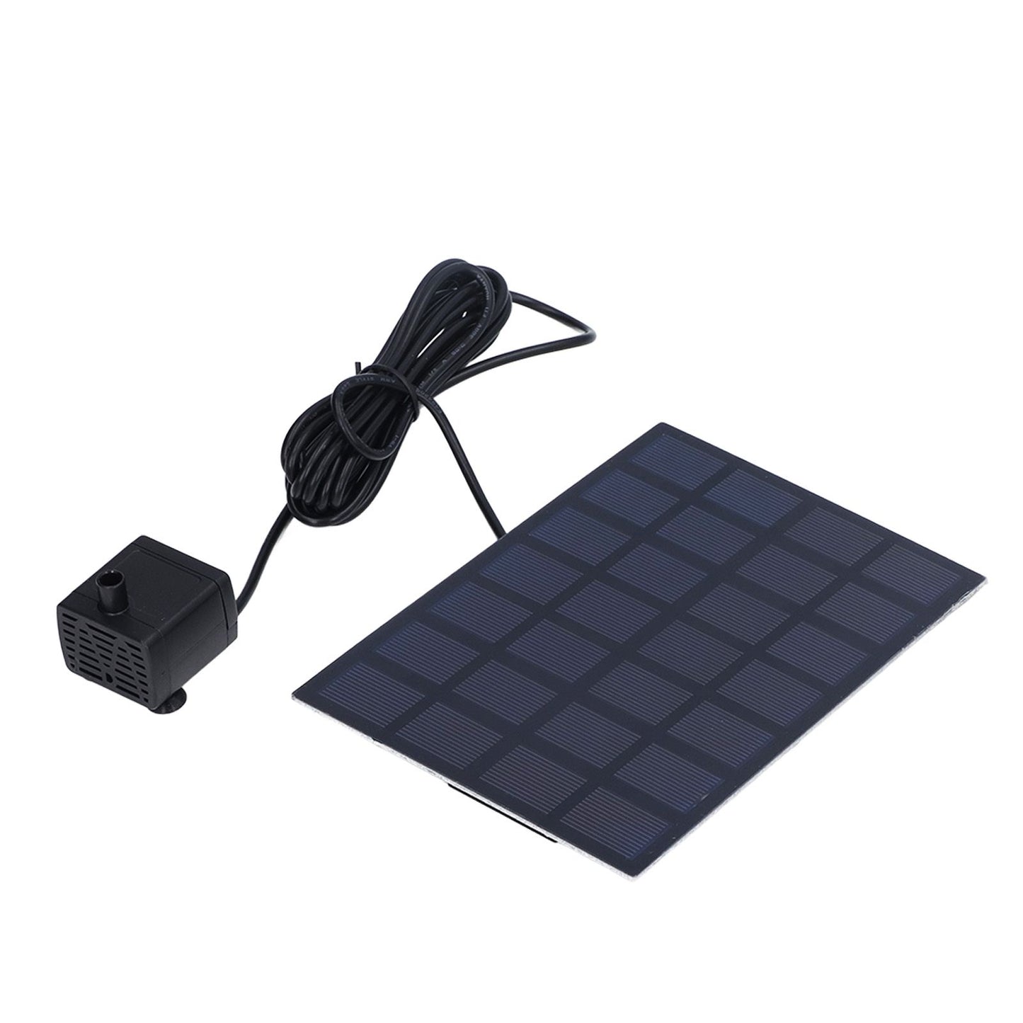 Solar Fountain Multifunctional Solar Powered Floating Fountain for Birdbath Pond Pool Fish Tank 7V 2.5W V1294-YM0523-3111220123511