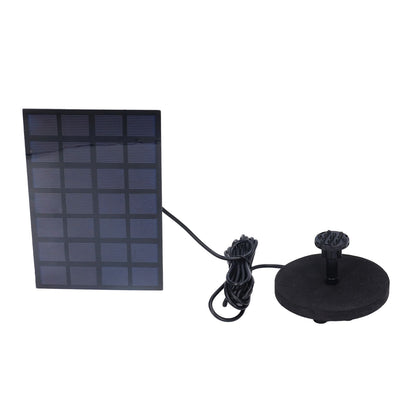 Solar Fountain Multifunctional Solar Powered Floating Fountain for Birdbath Pond Pool Fish Tank 7V 2.5W V1294-YM0523-3111220123511