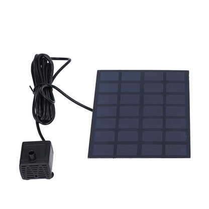 Solar Fountain Multifunctional Solar Powered Floating Fountain for Birdbath Pond Pool Fish Tank 7V 2.5W V1294-YM0523-3111220123511