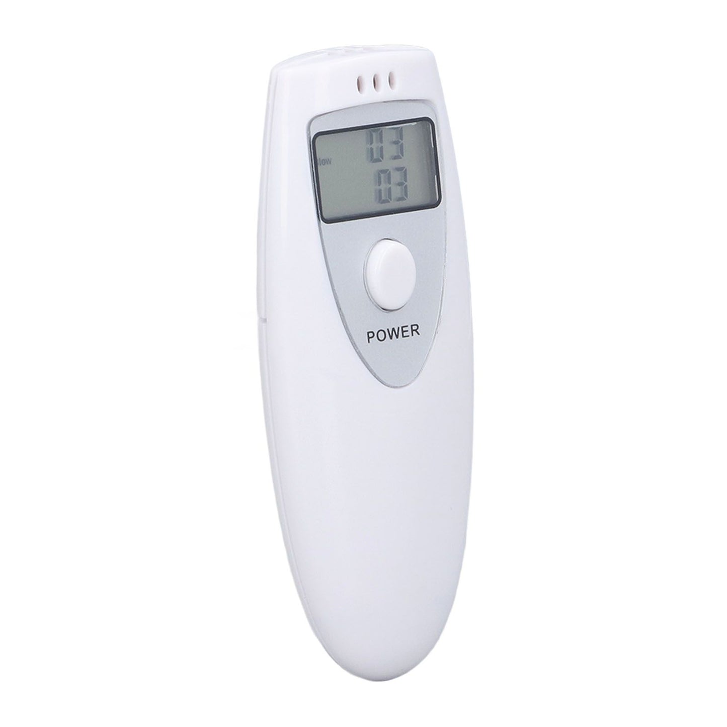 Portable Alcohol Tester Accurate Breath Alcohol Tester ABS Alcoholic Tester White V1294-YM0523-3111220123611