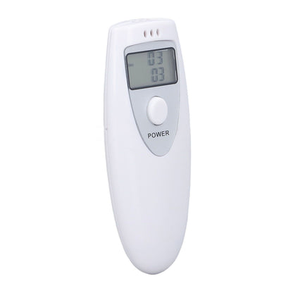 Portable Alcohol Tester Accurate Breath Alcohol Tester ABS Alcoholic Tester White V1294-YM0523-3111220123611