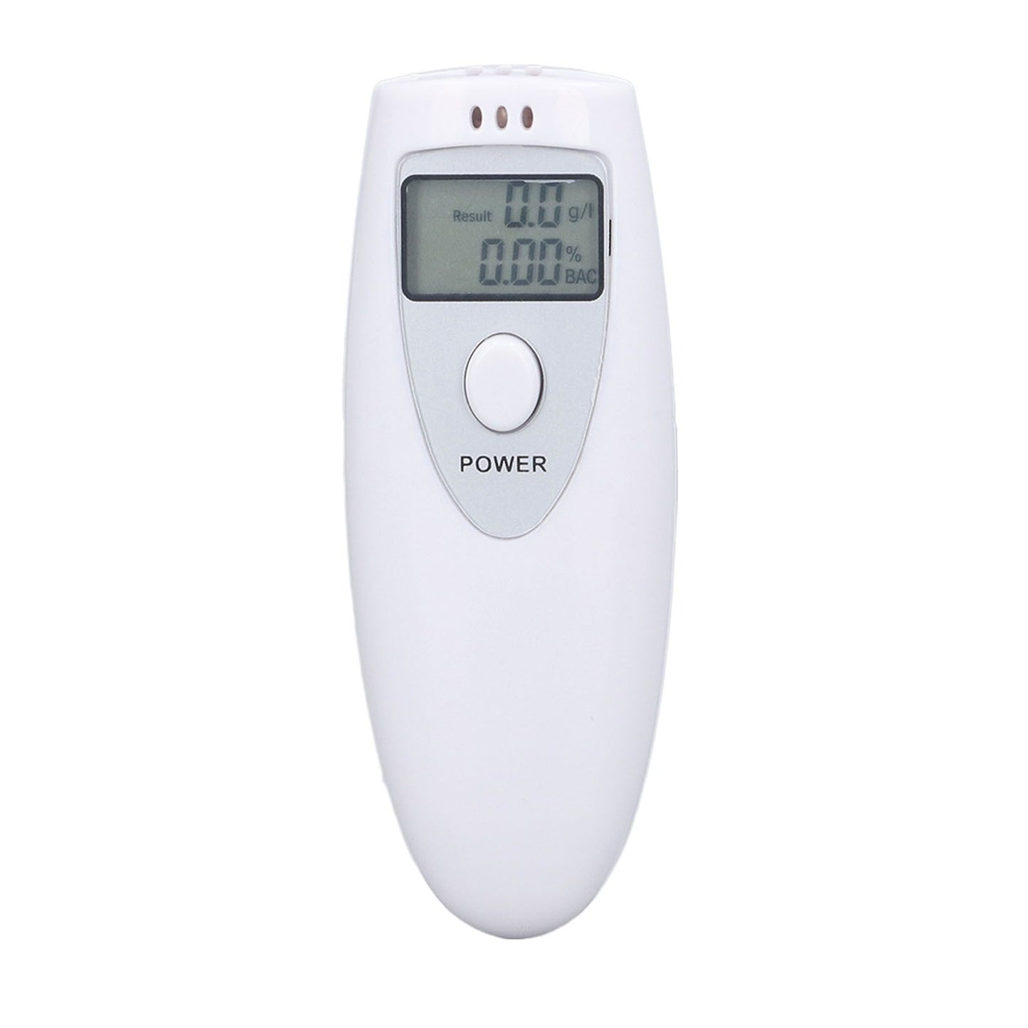 Portable Alcohol Tester Accurate Breath Alcohol Tester ABS Alcoholic Tester White V1294-YM0523-3111220123611