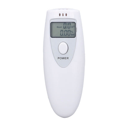 Portable Alcohol Tester Accurate Breath Alcohol Tester ABS Alcoholic Tester White V1294-YM0523-3111220123611
