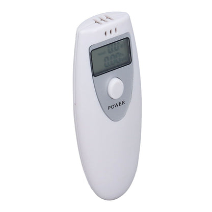 Portable Alcohol Tester Accurate Breath Alcohol Tester ABS Alcoholic Tester White V1294-YM0523-3111220123611