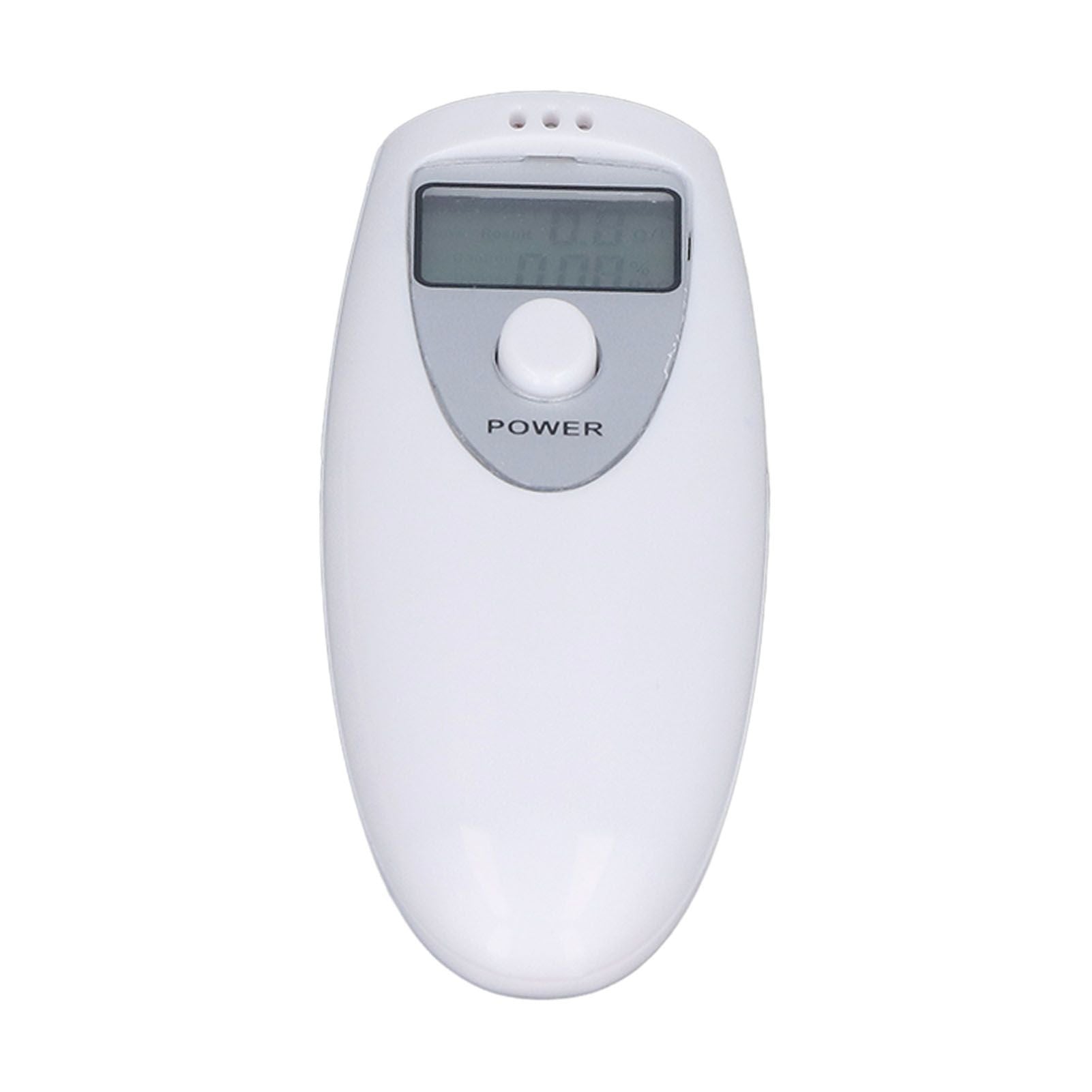 Portable Alcohol Tester Accurate Breath Alcohol Tester ABS Alcoholic Tester White V1294-YM0523-3111220123611