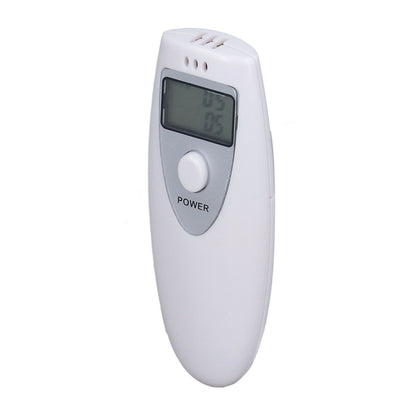 Portable Alcohol Tester Accurate Breath Alcohol Tester ABS Alcoholic Tester White V1294-YM0523-3111220123611