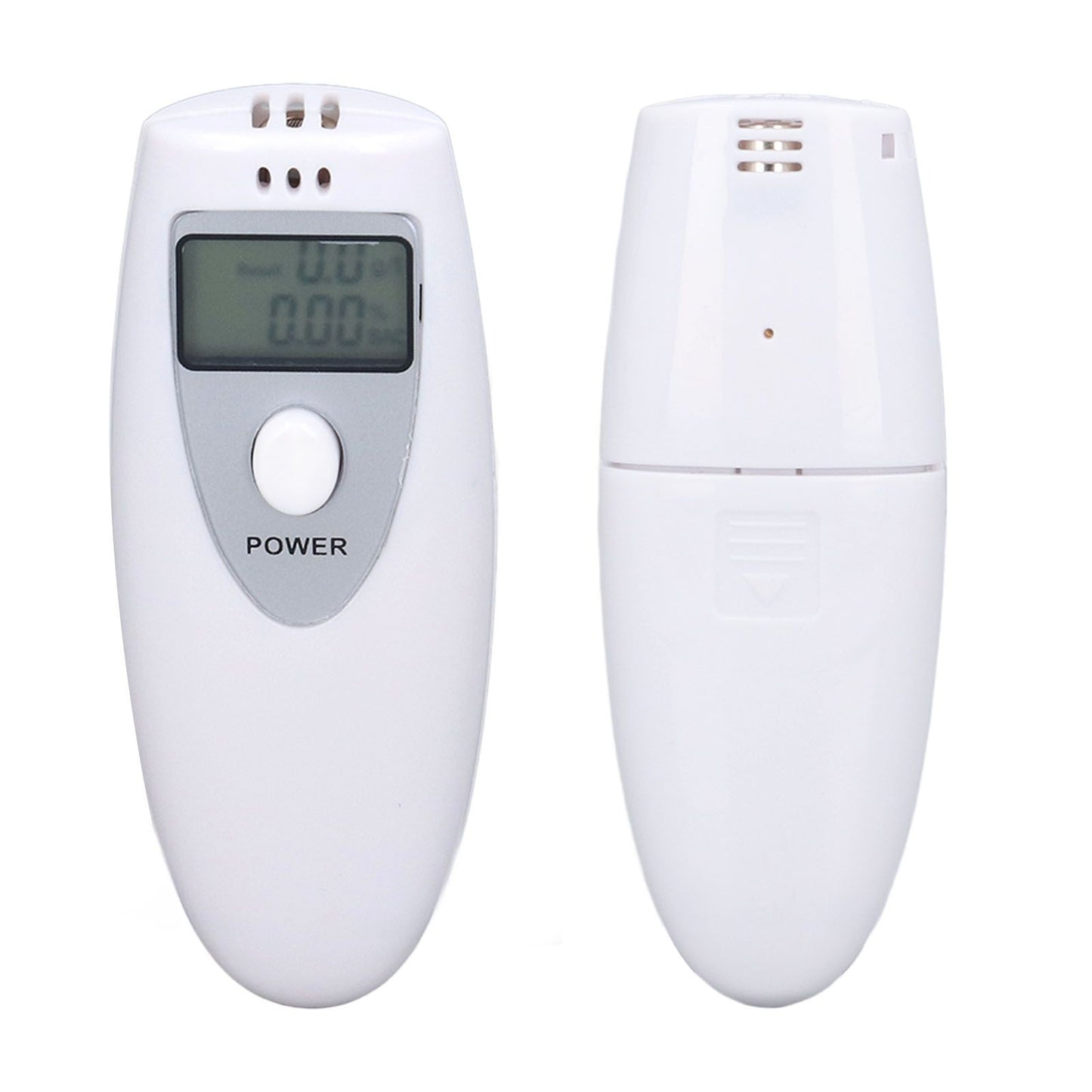 Portable Alcohol Tester Accurate Breath Alcohol Tester ABS Alcoholic Tester White V1294-YM0523-3111220123611