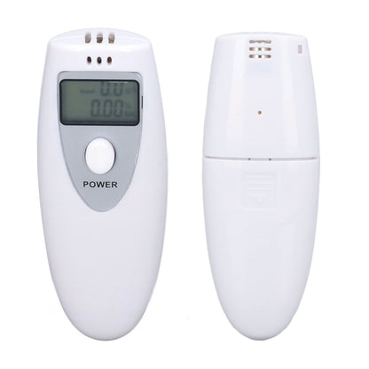 Portable Alcohol Tester Accurate Breath Alcohol Tester ABS Alcoholic Tester White V1294-YM0523-3111220123611
