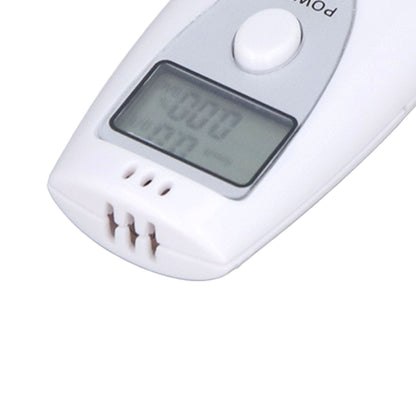 Portable Alcohol Tester Accurate Breath Alcohol Tester ABS Alcoholic Tester White V1294-YM0523-3111220123611