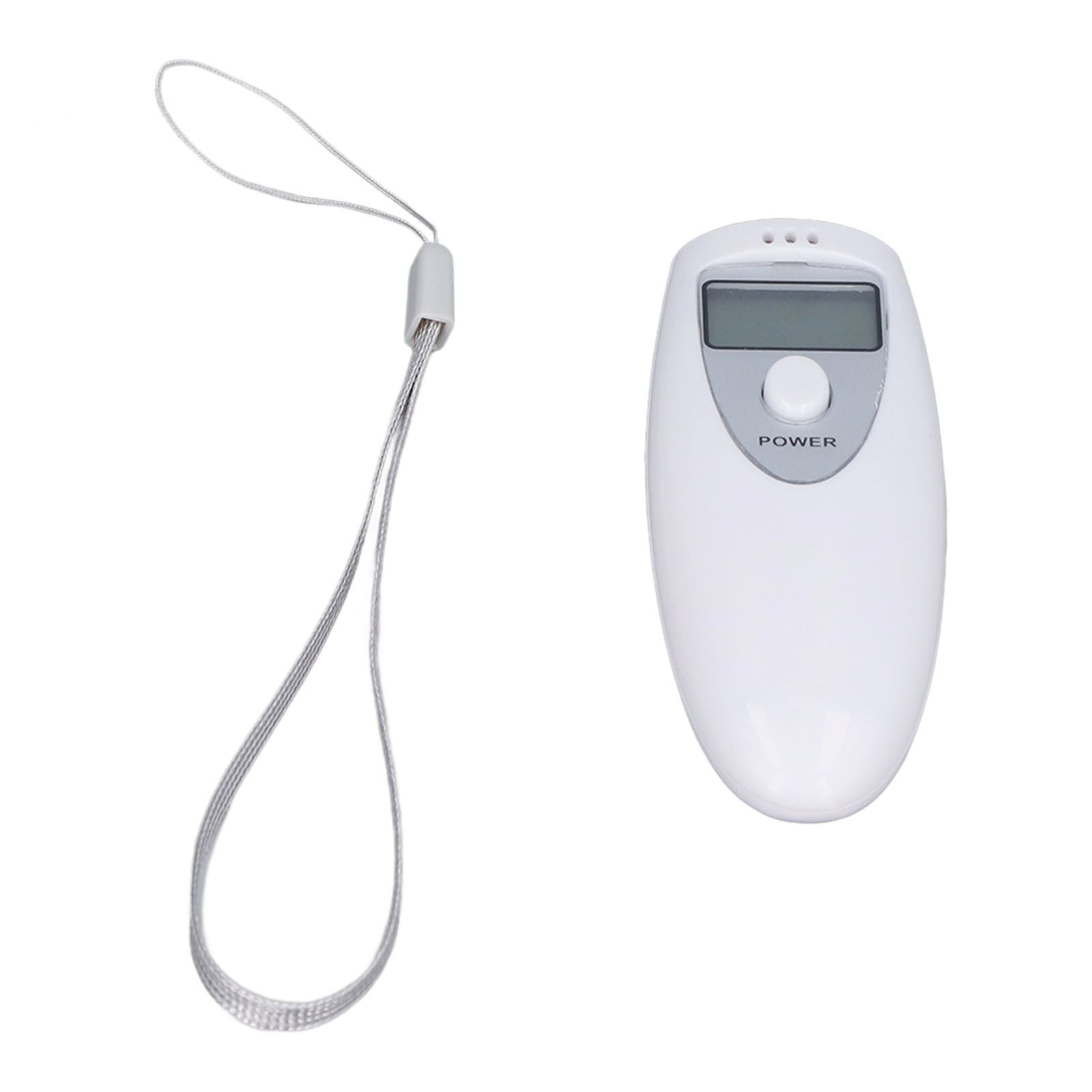 Portable Alcohol Tester Accurate Breath Alcohol Tester ABS Alcoholic Tester White V1294-YM0523-3111220123611
