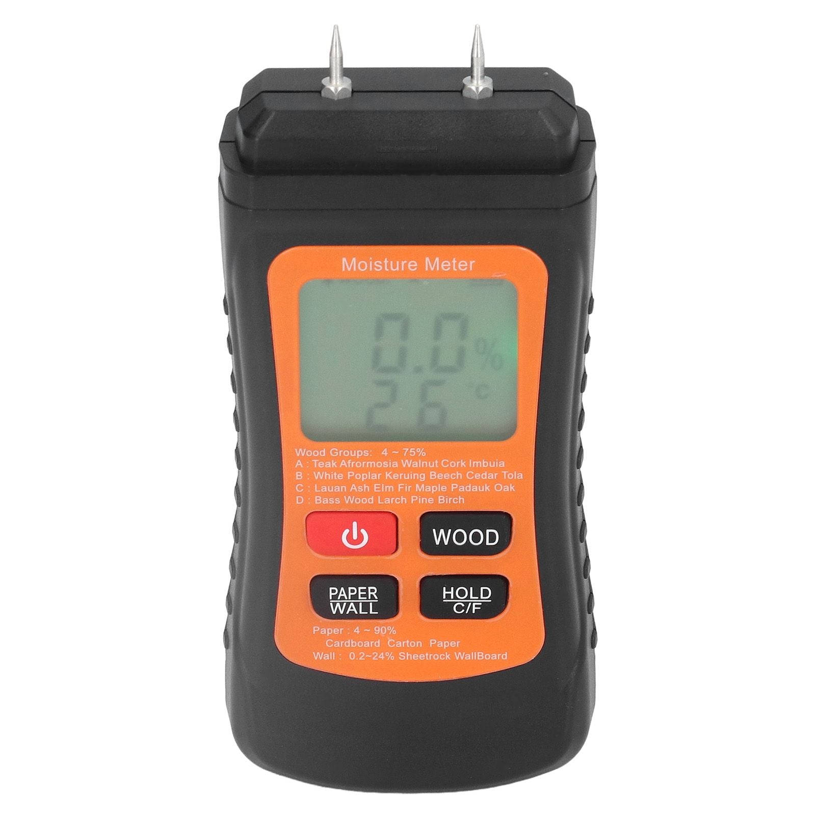Moisture Meter Wood Moisture Detector Intelligent Temperature Humidity Measuring Digital Pin Type Instrument V1294-YM0523-3111220123911
