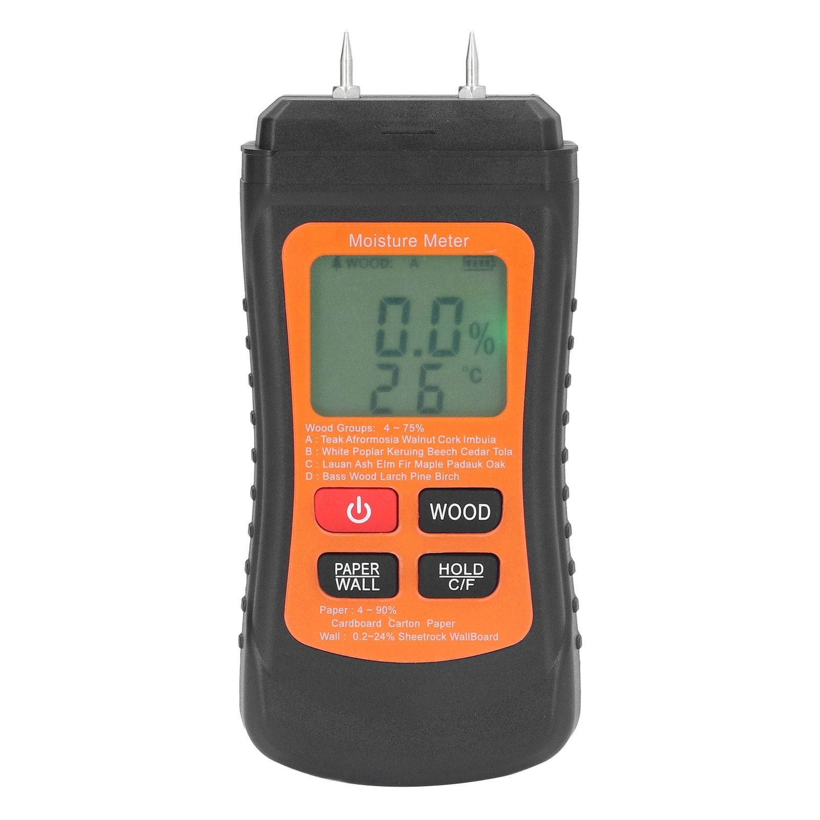 Moisture Meter Wood Moisture Detector Intelligent Temperature Humidity Measuring Digital Pin Type Instrument V1294-YM0523-3111220123911