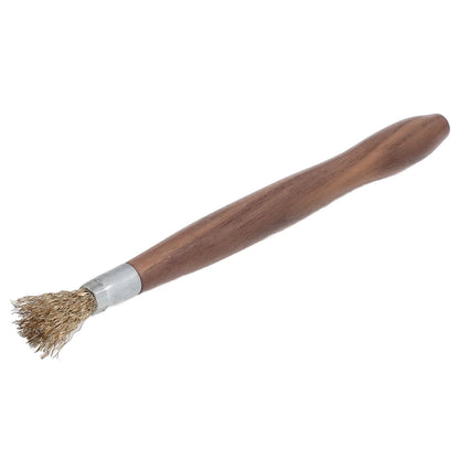 Steel Wire Brush Wearable Rust Proof Wood Handle Professional Bonsai Cleaning Tool for Potted Plants V1294-YM0523-3111220124111