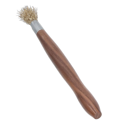 Steel Wire Brush Wearable Rust Proof Wood Handle Professional Bonsai Cleaning Tool for Potted Plants V1294-YM0523-3111220124111