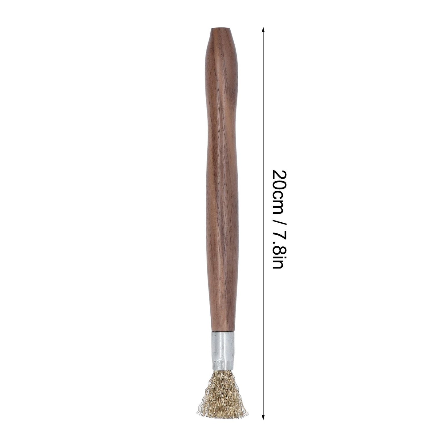 Steel Wire Brush Wearable Rust Proof Wood Handle Professional Bonsai Cleaning Tool for Potted Plants V1294-YM0523-3111220124111