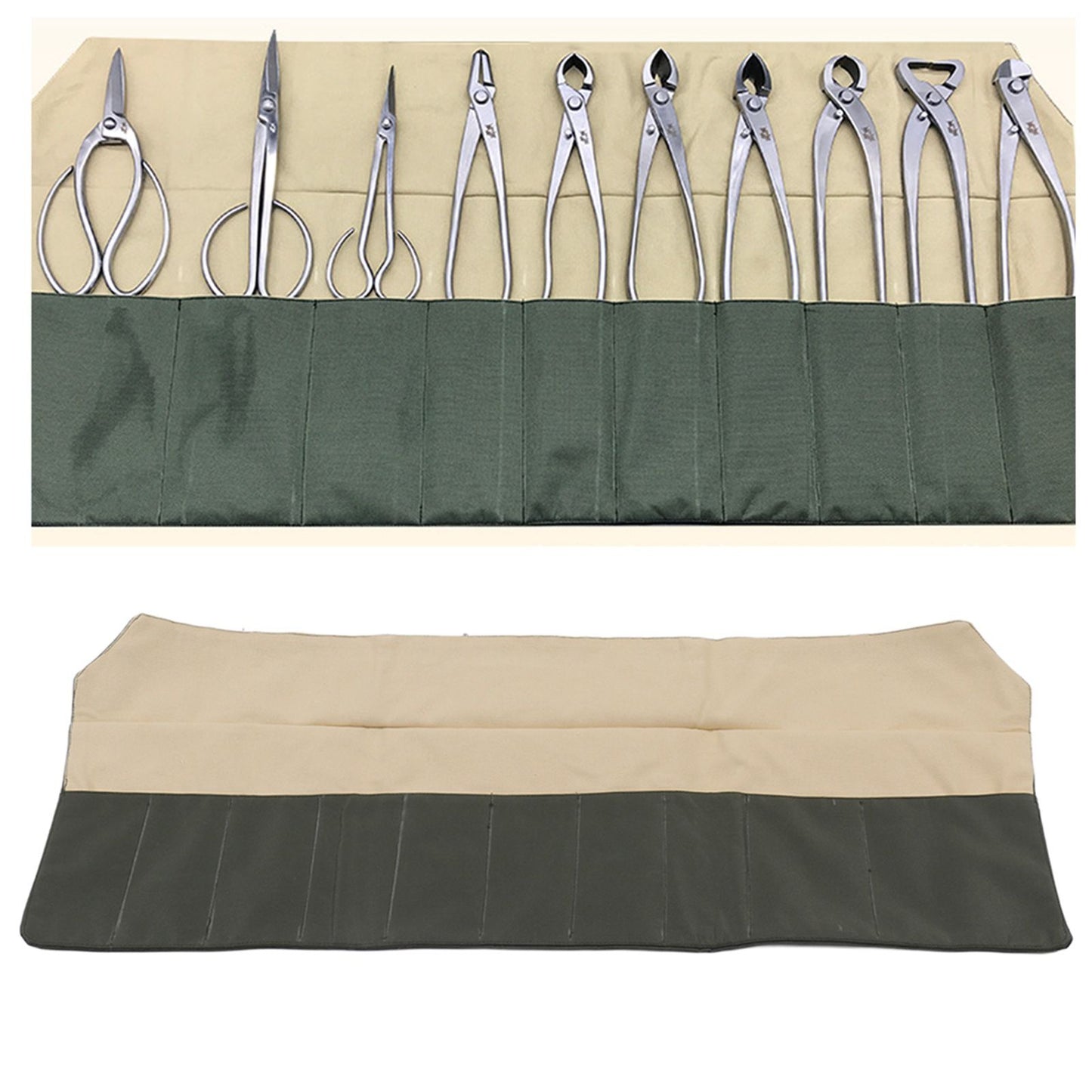 Bonsai Tool Bag Waterproof Canvas Multifunction Durable Compact Bonsai Tool Storage Bag V1294-YM0523-3111220124211