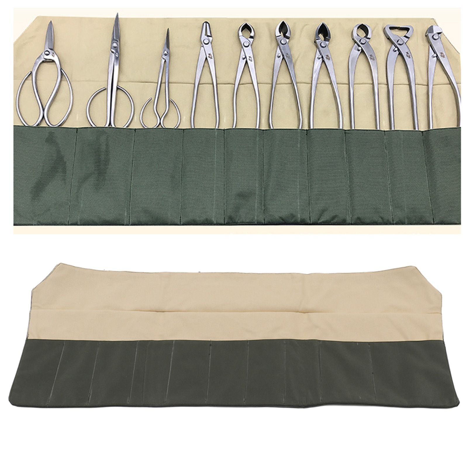 Bonsai Tool Bag Waterproof Canvas Multifunction Durable Compact Bonsai Tool Storage Bag V1294-YM0523-3111220124211