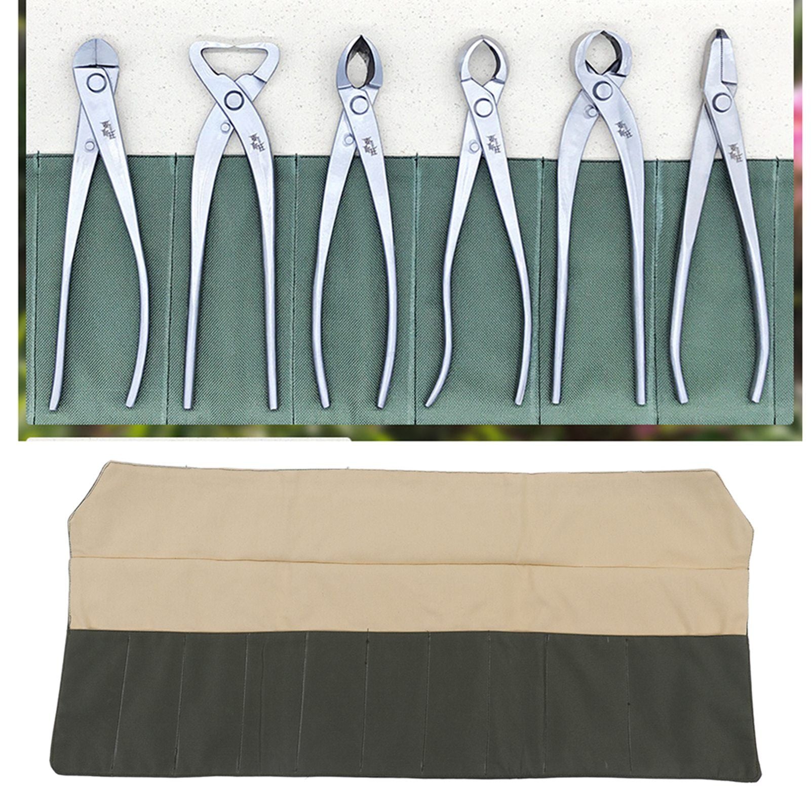 Bonsai Tool Bag Waterproof Canvas Multifunction Durable Compact Bonsai Tool Storage Bag V1294-YM0523-3111220124211
