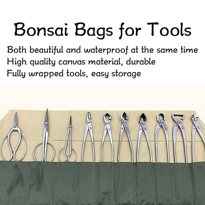 Bonsai Tool Bag Waterproof Canvas Multifunction Durable Compact Bonsai Tool Storage Bag V1294-YM0523-3111220124211