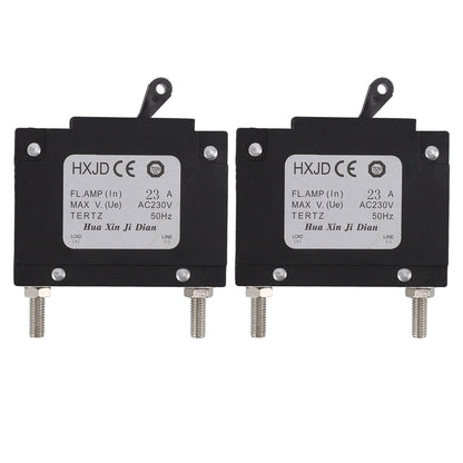 2pcs 23A Circuit Breaker Safety Professional Petrol Generators Circuit Breaker with Switch for Petrol V1294-YM0523-3111220125411