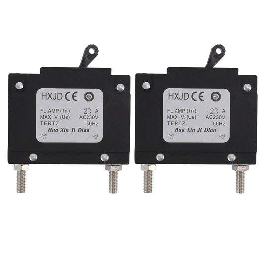 2pcs 23A Circuit Breaker Safety Professional Petrol Generators Circuit Breaker with Switch for Petrol V1294-YM0523-3111220125411