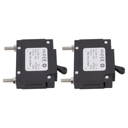2pcs 23A Circuit Breaker Safety Professional Petrol Generators Circuit Breaker with Switch for Petrol V1294-YM0523-3111220125411
