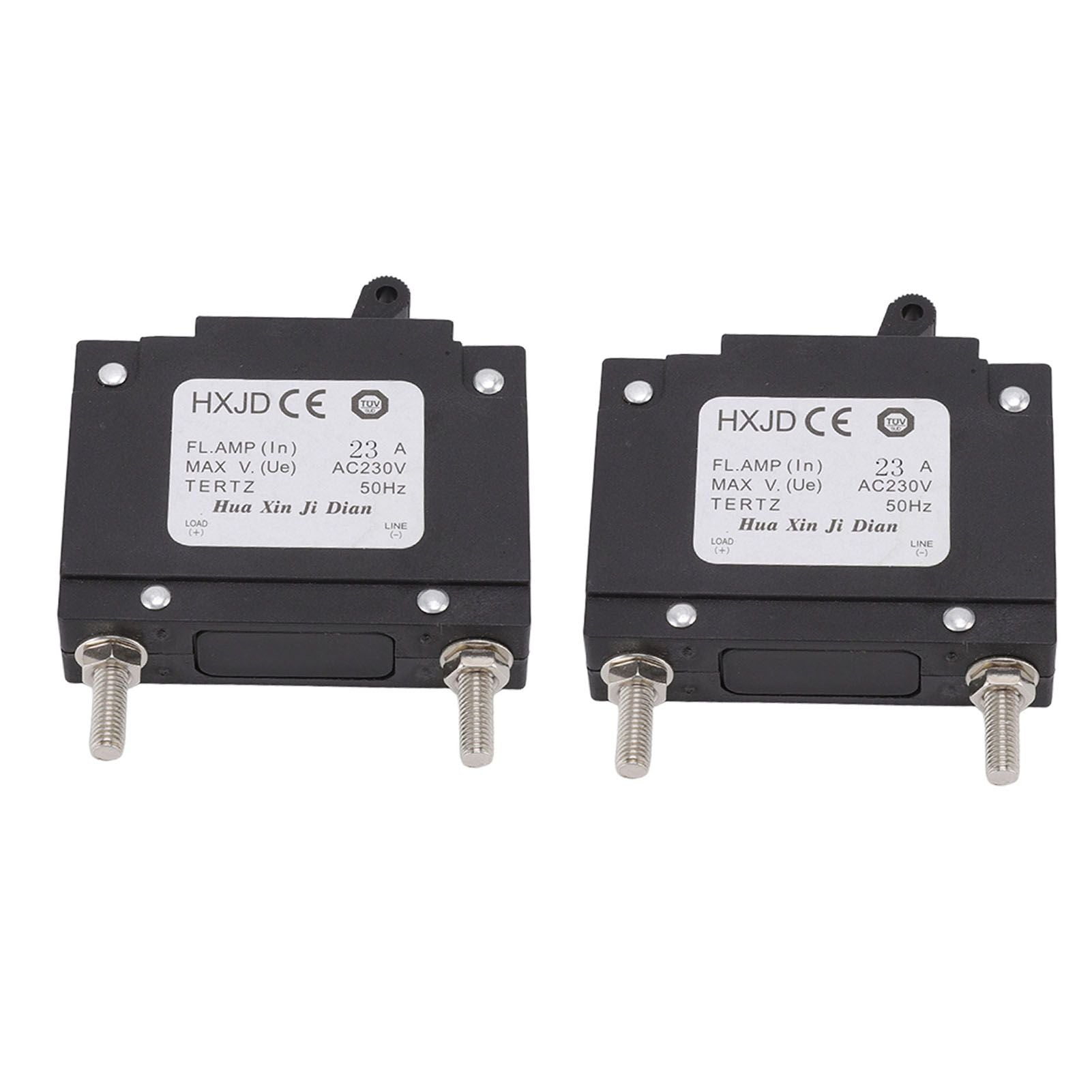 2pcs 23A Circuit Breaker Safety Professional Petrol Generators Circuit Breaker with Switch for Petrol V1294-YM0523-3111220125411