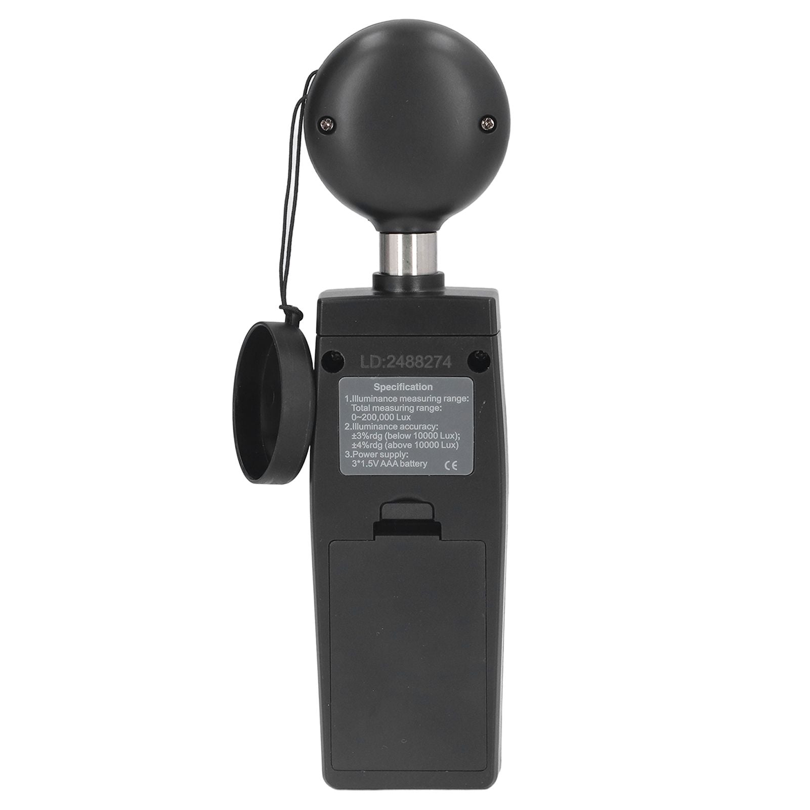 RZ851 Handheld Digital Illuminance Meter Mini Portable Light Meter for Lamps Animal Husbandry Mining V1294-YM0523-3111220126511