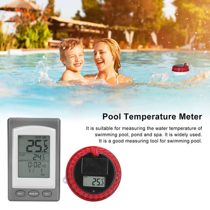 Wireless Swimming Pool Thermometer Solar Powered Floating Water Thermometer with LCD Display V1294-YM0523-3111220126711