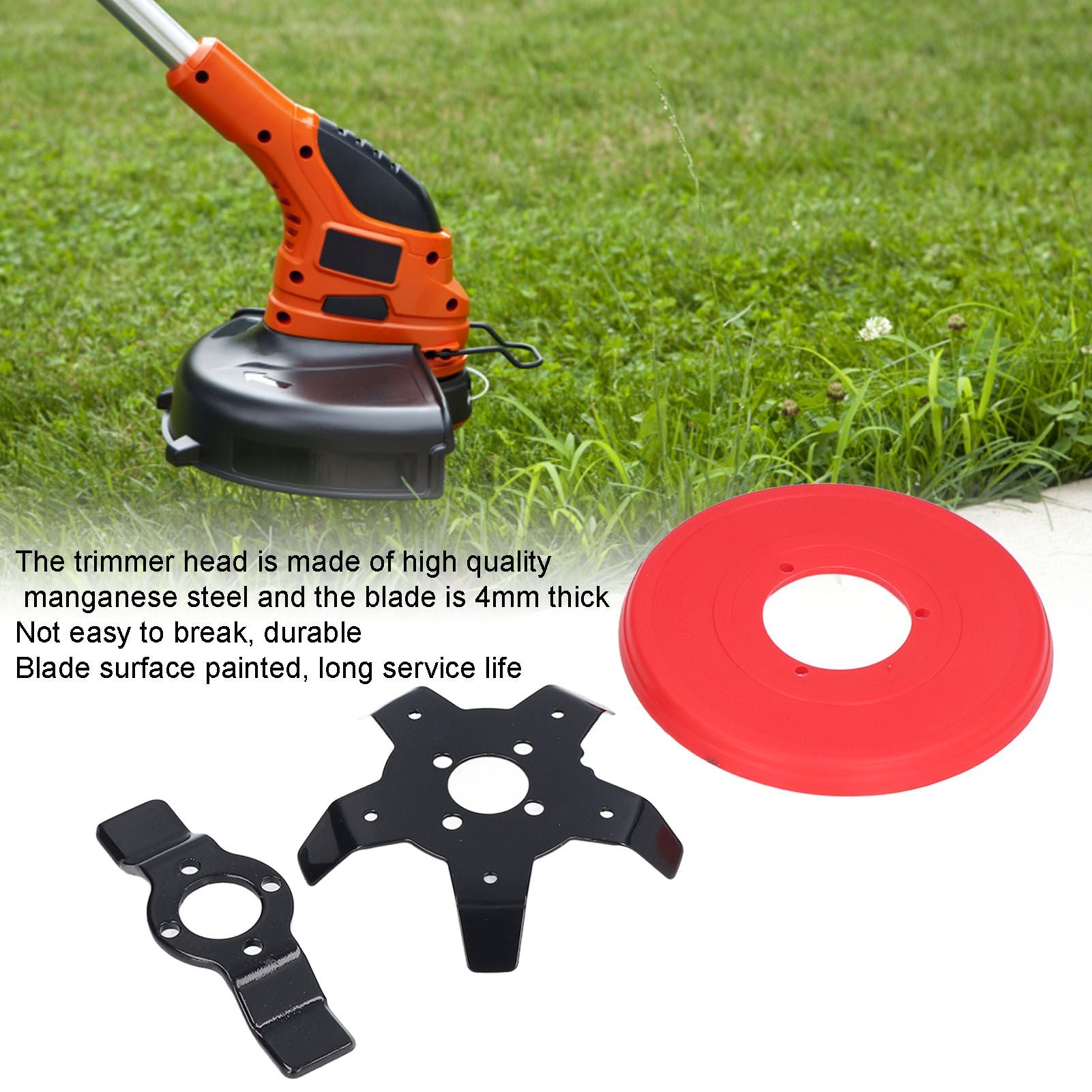 26mm Trimmer Head Handheld Multifunctional Lawn Mower Cutting Head Replacement for Garden V1294-YM0523-3111220128511