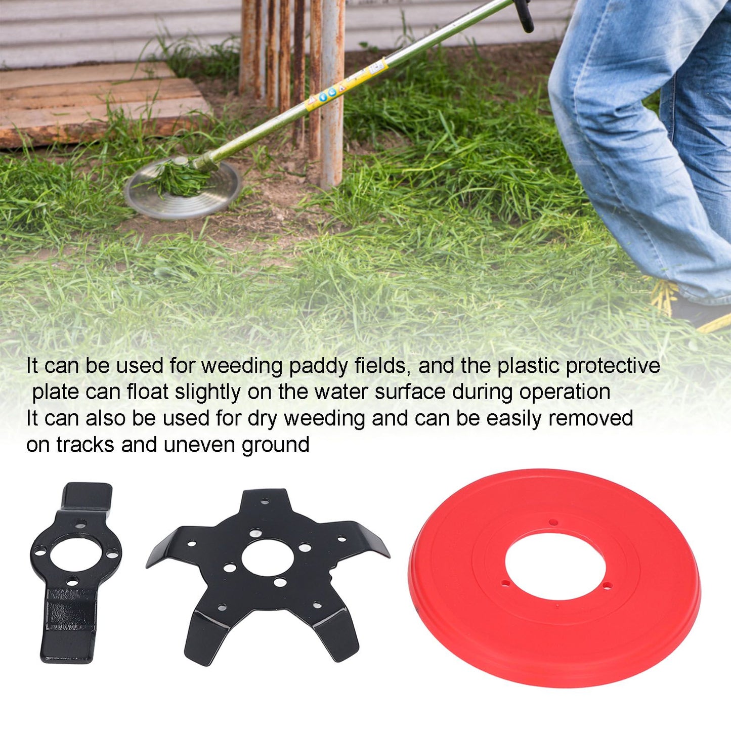 26mm Trimmer Head Handheld Multifunctional Lawn Mower Cutting Head Replacement for Garden V1294-YM0523-3111220128511