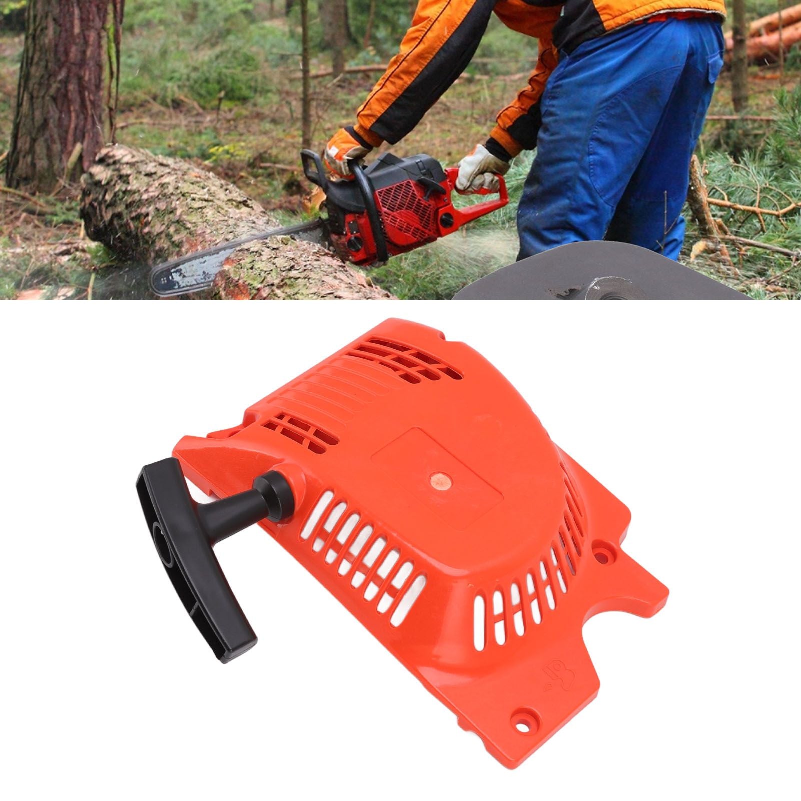 Chainsaw Pull Starter High Hardness Practical Pull Starter Assembly for 4500 5200 5800 V1294-YM0523-3111220129011