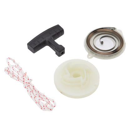 Starter Pulley Replacement Pull Start Pulley Spring Grip Rope Kit for Husqvarna 445e 450 455 460 V1294-YM0523-3111220129111