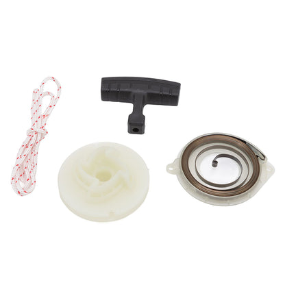 Starter Pulley Replacement Pull Start Pulley Spring Grip Rope Kit for Husqvarna 445e 450 455 460 V1294-YM0523-3111220129111